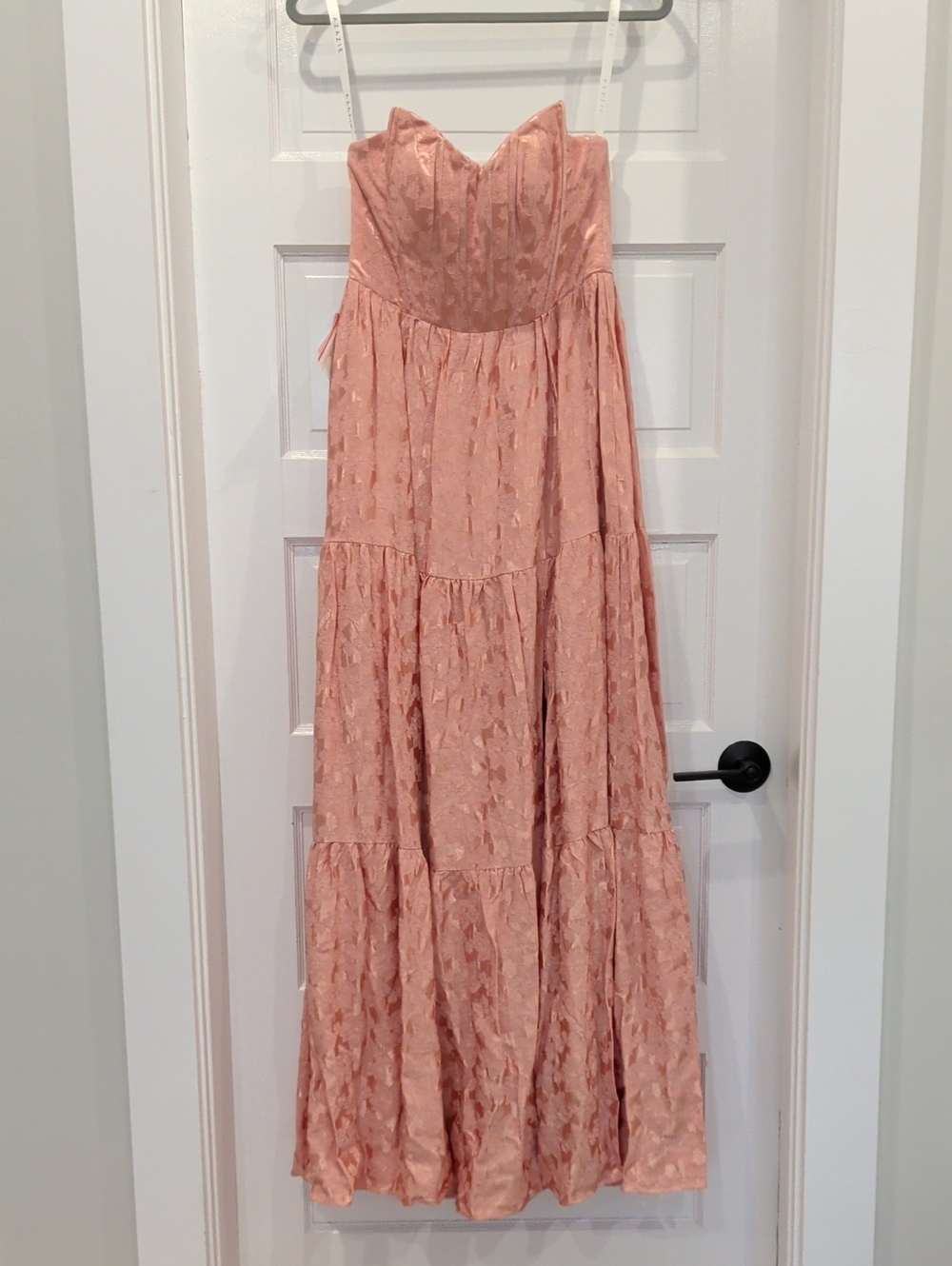 Azazie Strapless Gown in Blush